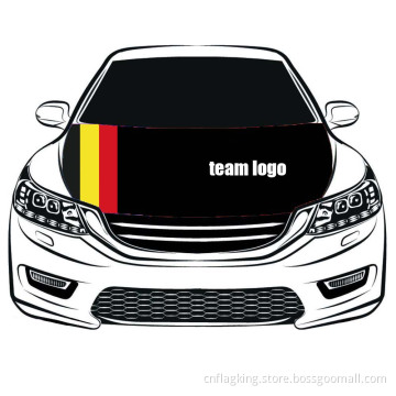 custom hood flag for Belgium National Team 100%High elastic fabric